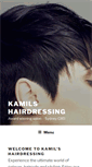 Mobile Screenshot of kamilshairdressing.com